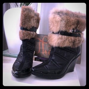 Via Spiga Winter fur boots